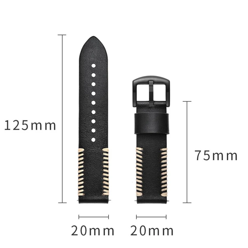 Absolut schön Amazfit Youth Echtes Leder armband