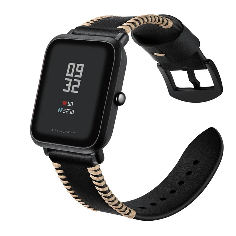 Absolut schön Amazfit Youth Echtes Leder armband