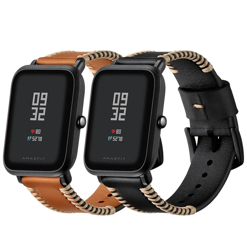 Absolut schön Amazfit Youth Echtes Leder armband