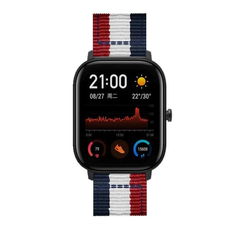 Absolut langlebig Amazfit GTS Textil / Nylon armband
