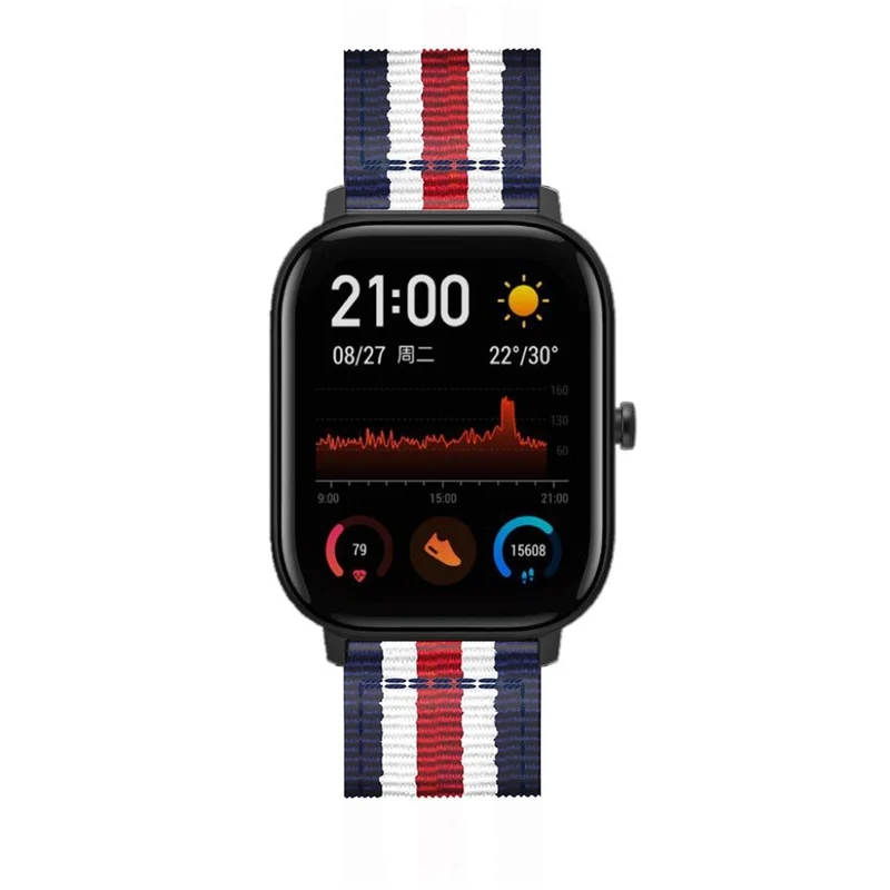Absolut langlebig Amazfit GTS Textil / Nylon armband