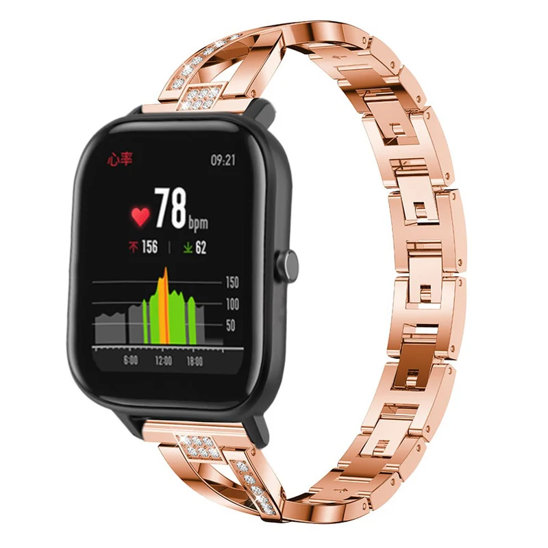 Supersauber Amazfit GTS Metall und Strass armband