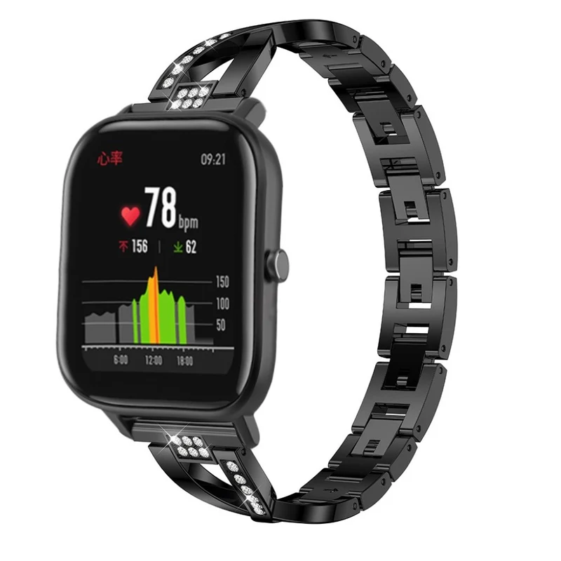 Supersauber Amazfit GTS Metall und Strass armband