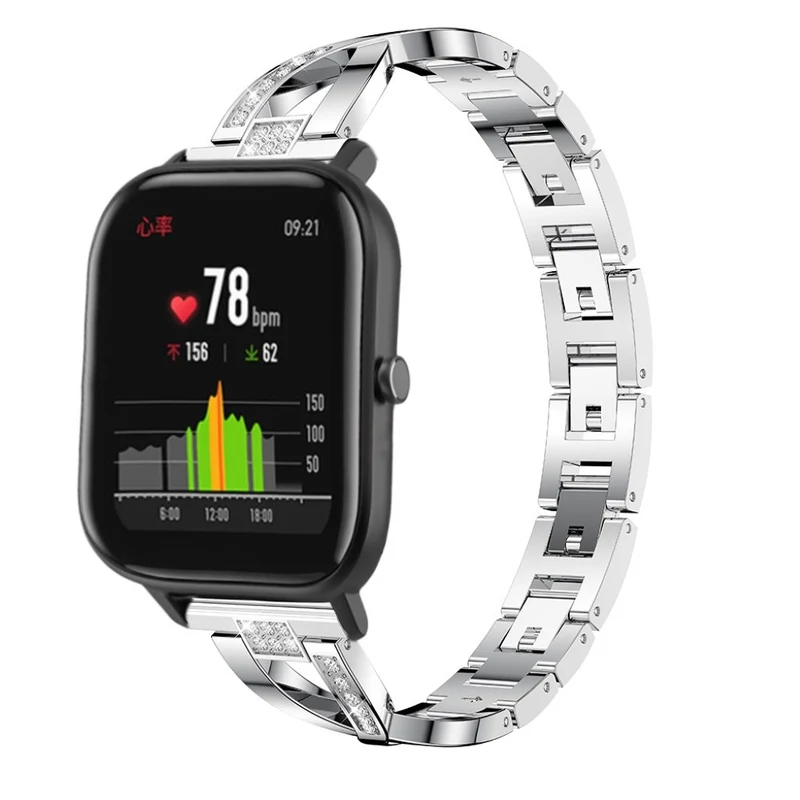 Supersauber Amazfit GTS Metall und Strass armband