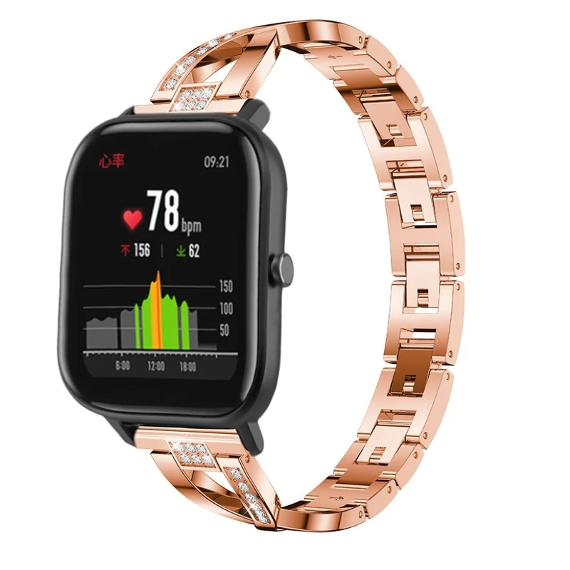 Supersauber Amazfit GTS Metall und Strass armband