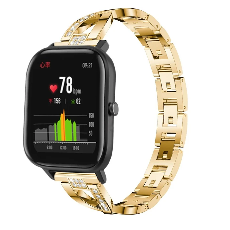Supersauber Amazfit GTS Metall und Strass armband