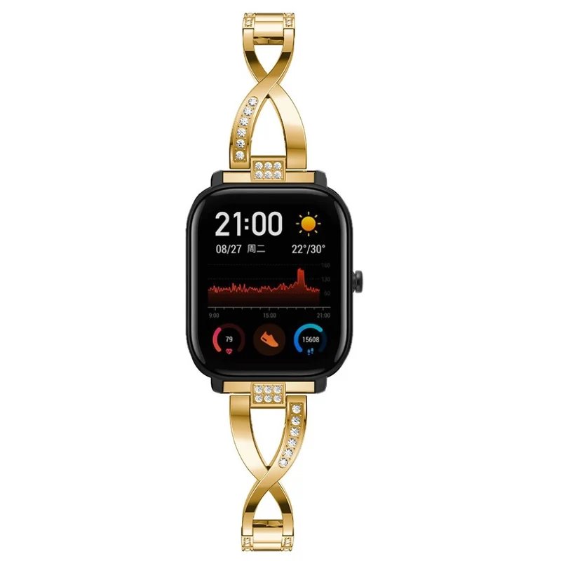 Supersauber Amazfit GTS Metall und Strass armband