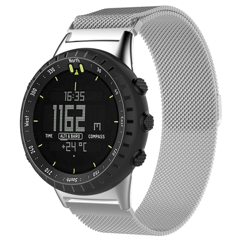 Mega haltbar Suunto Core All Black Silikon / TPU armband