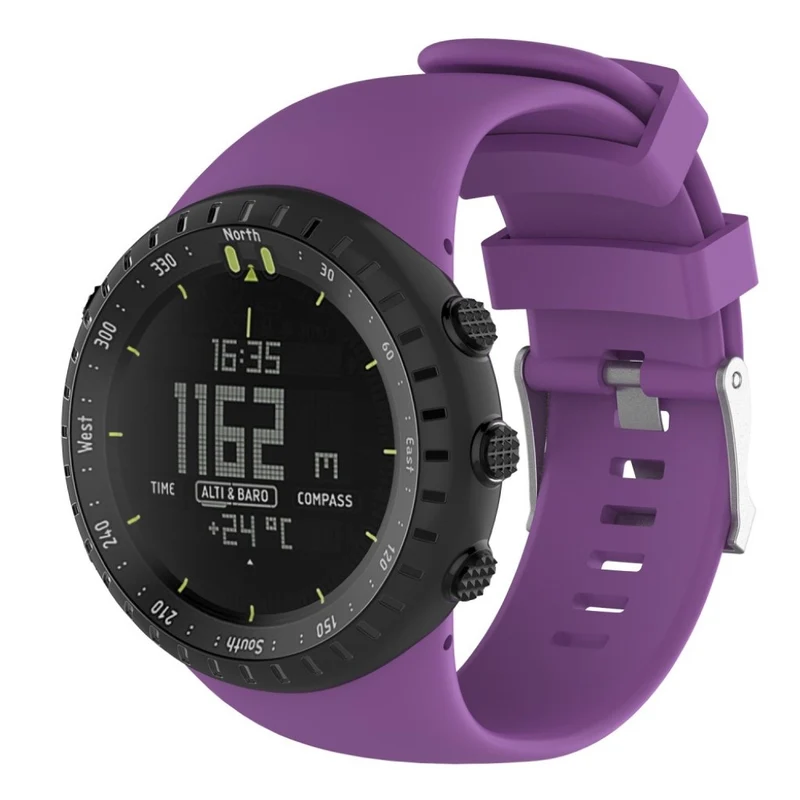 Haltbar Suunto Core Alu Black Silikon / TPU armband