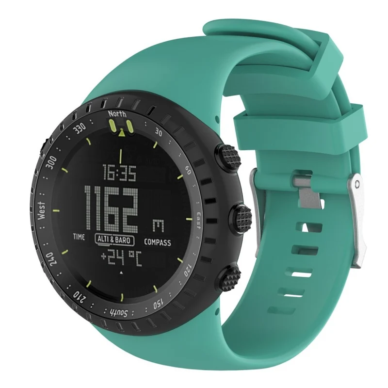 Haltbar Suunto Core Alu Black Silikon / TPU armband