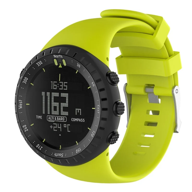 Haltbar Suunto Core Alu Black Silikon / TPU armband