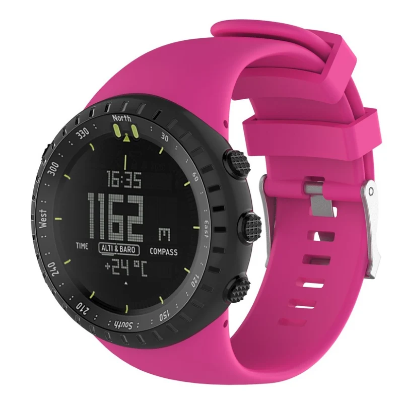 Haltbar Suunto Core Alu Black Silikon / TPU armband