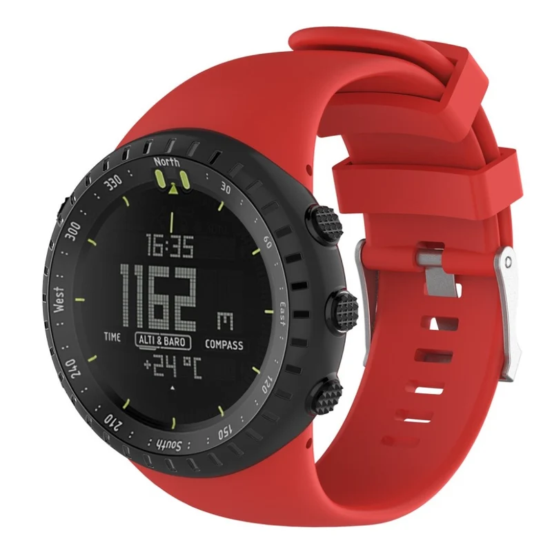 Haltbar Suunto Core Alu Black Silikon / TPU armband