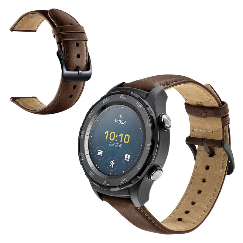 Unglaublich angenehm Huawei Watch 2 Echtes Leder armband