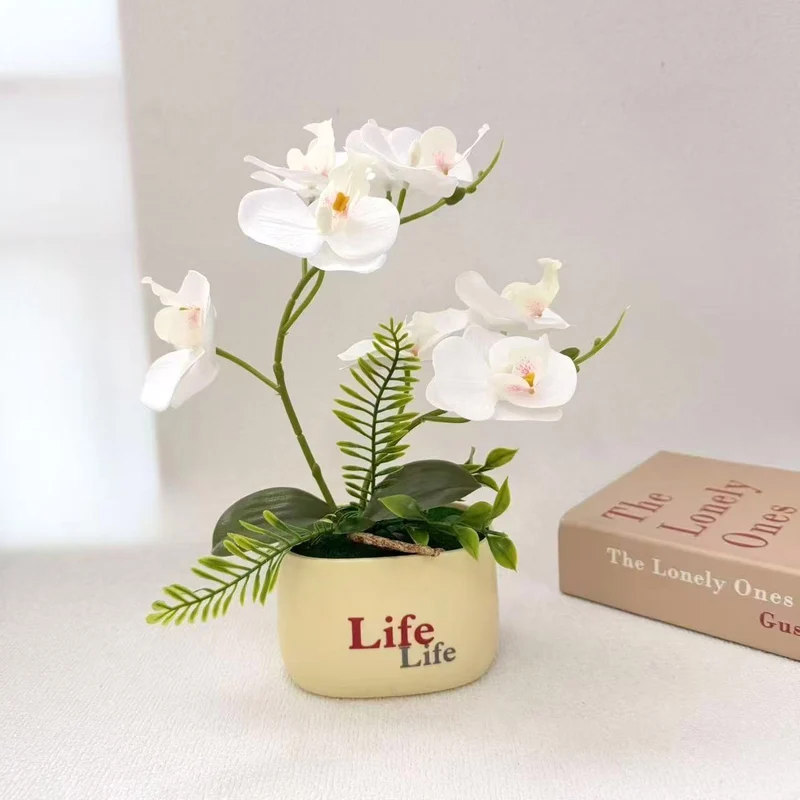 Dekorative gefälschte Orchideen-Pflanzenanordnung