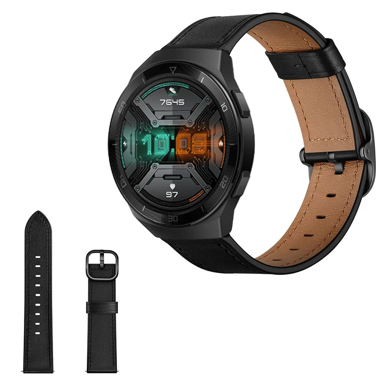 Bequem Huawei Watch GT 2e Echtes Leder armband