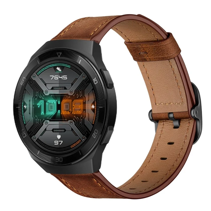 Bequem Huawei Watch GT 2e Echtes Leder armband