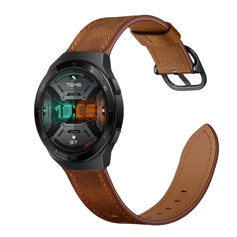 Bequem Huawei Watch GT 2e Echtes Leder armband