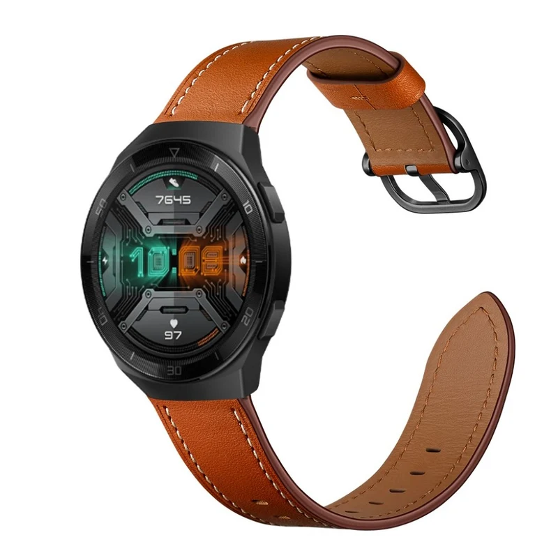 Bequem Huawei Watch GT 2e Echtes Leder armband