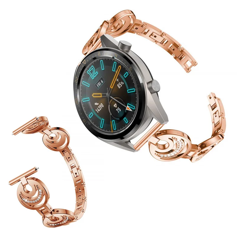 Megastark Huawei Watch GT 2 46mm Metall und Strass armband