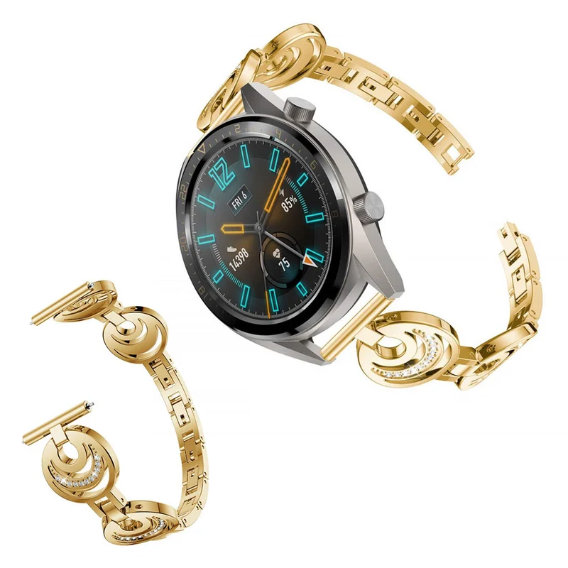 Megastark Huawei Watch GT 2 46mm Metall und Strass armband