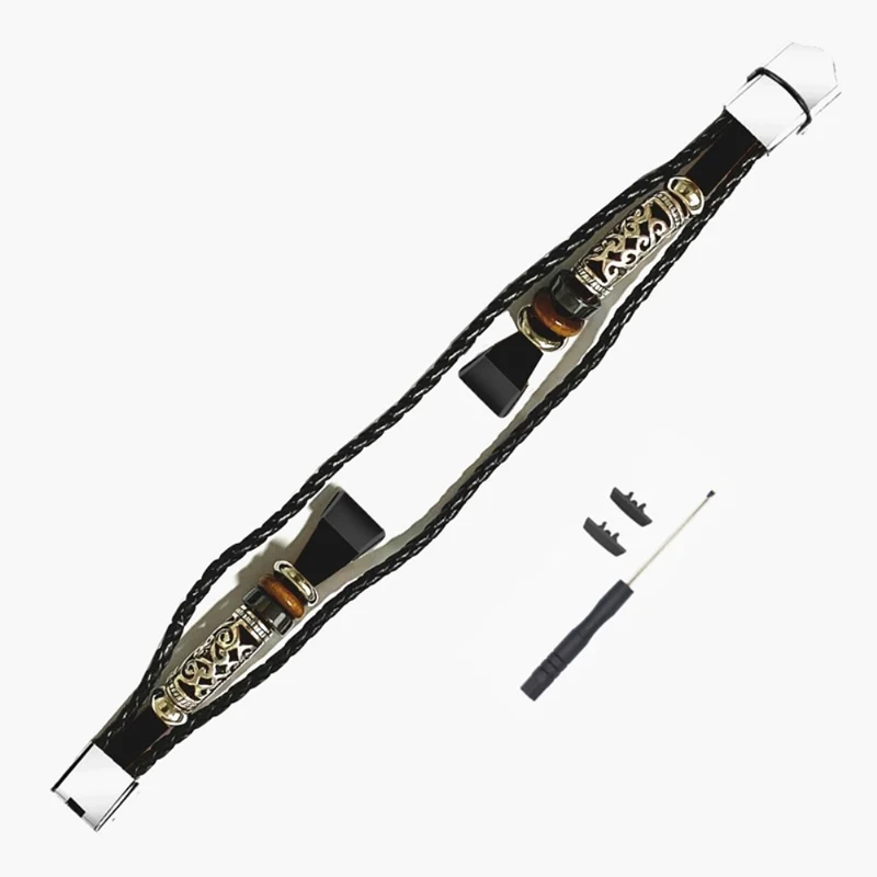 Super sympathisch Universell Metall und Kunstleder armband