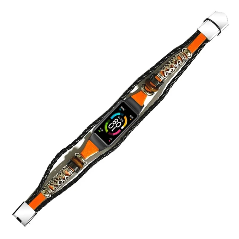 Super sympathisch Universell Metall und Kunstleder armband