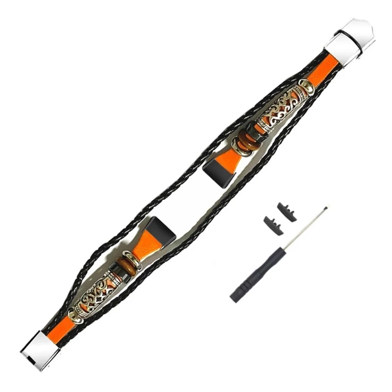 Super sympathisch Universell Metall und Kunstleder armband