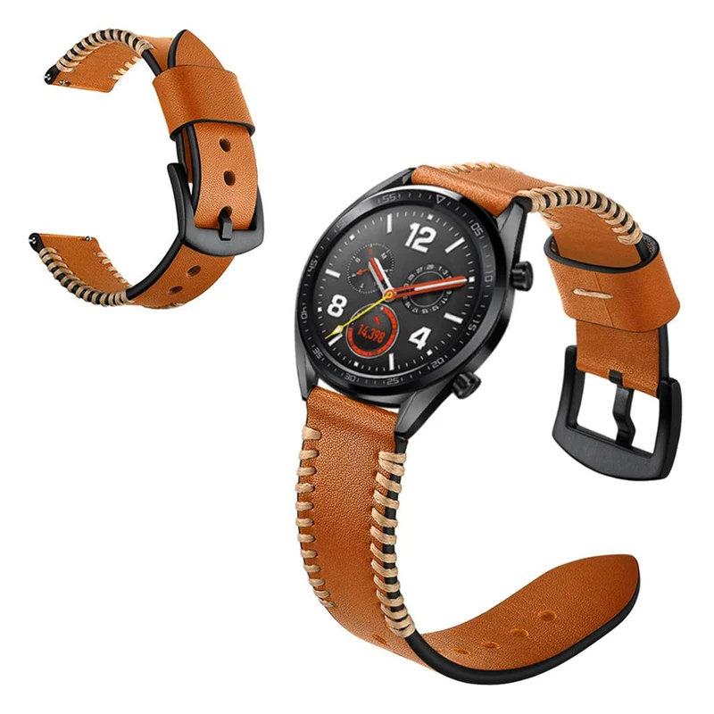 Fantastisch Huawei Watch GT 2 46mm Echtes Leder armband