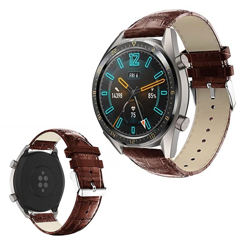Auffallend gut Huawei Watch GT 2 46mm Echtes Leder armband