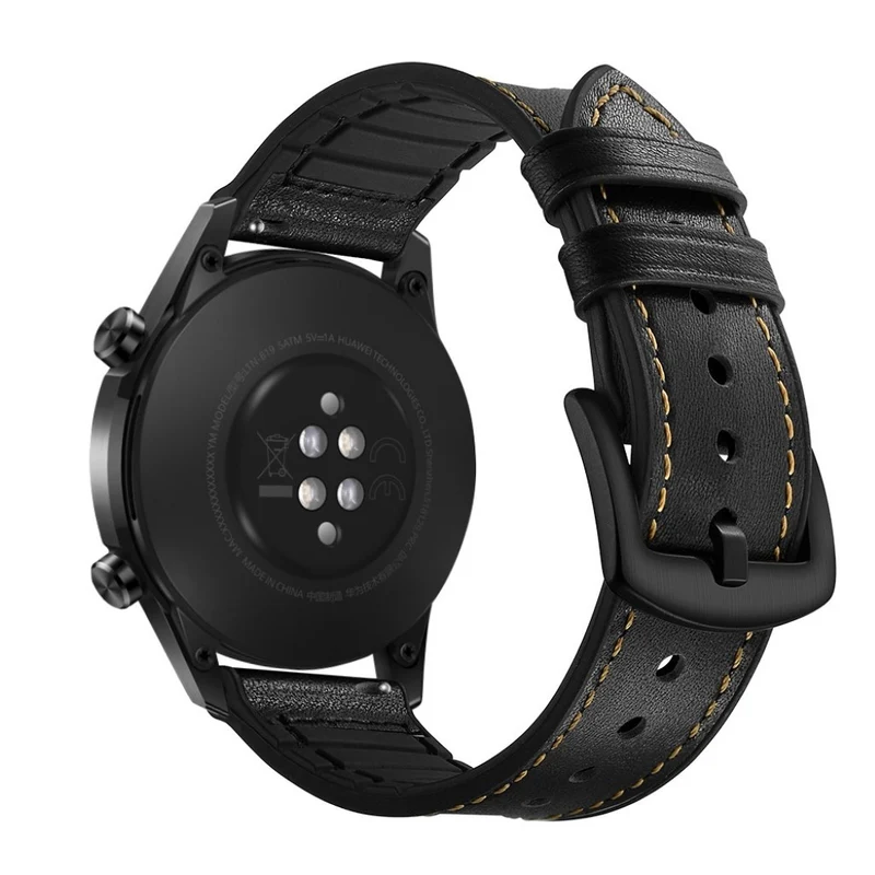 Sehr modisch Huawei Watch GT 2 46mm Echtes Leder armband