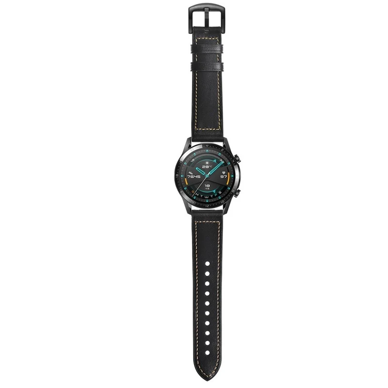 Sehr modisch Huawei Watch GT 2 46mm Echtes Leder armband