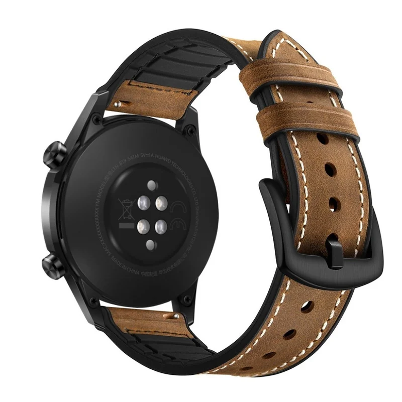 Sehr modisch Huawei Watch GT 2 46mm Echtes Leder armband
