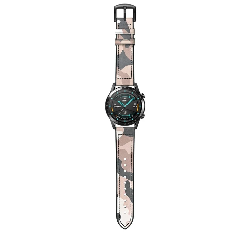 Sehr modisch Huawei Watch GT 2 46mm Echtes Leder armband