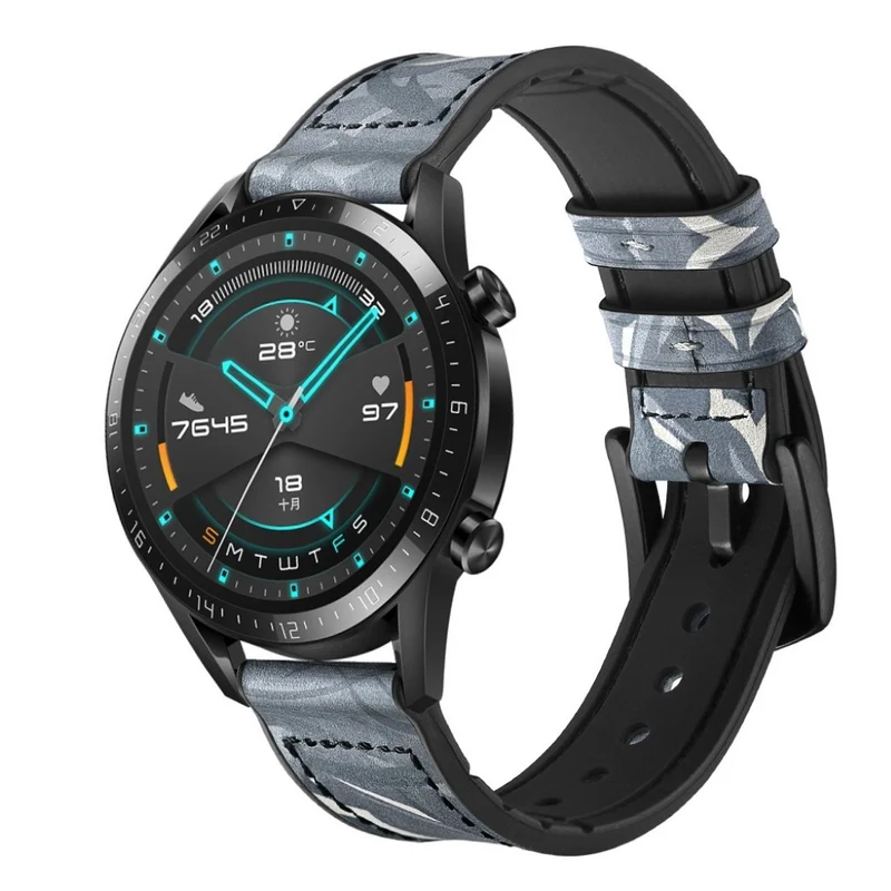 Sehr modisch Huawei Watch GT 2 46mm Echtes Leder armband