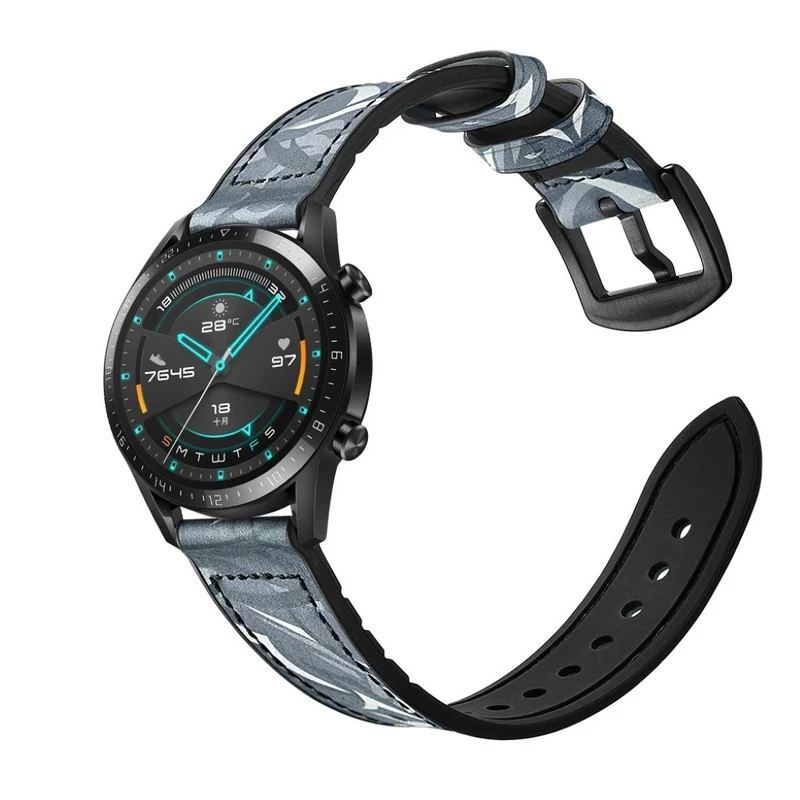 Sehr modisch Huawei Watch GT 2 46mm Echtes Leder armband