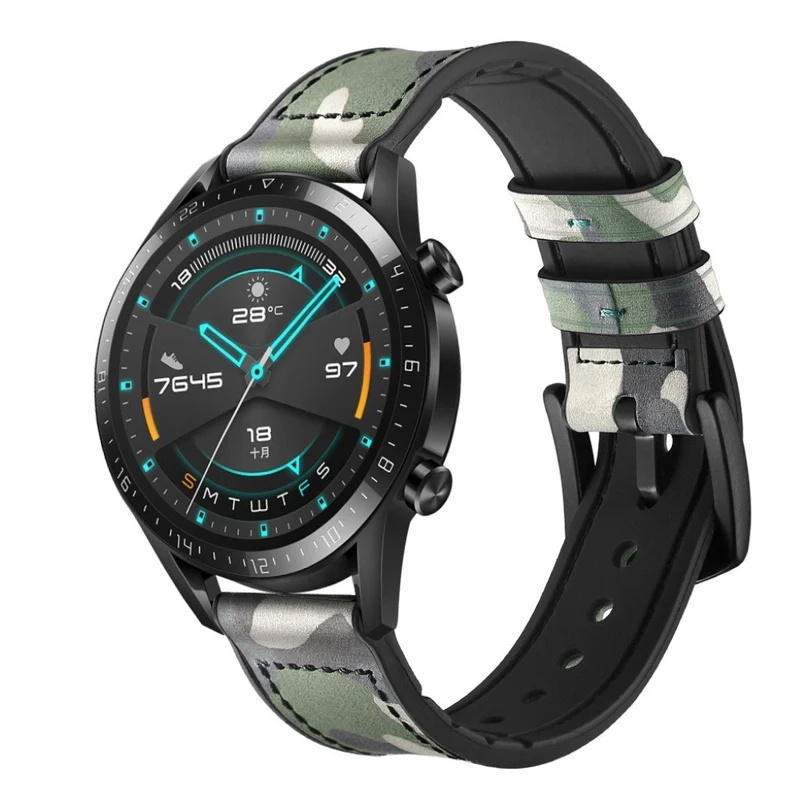 Sehr modisch Huawei Watch GT 2 46mm Echtes Leder armband