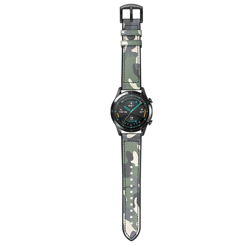 Sehr modisch Huawei Watch GT 2 46mm Echtes Leder armband