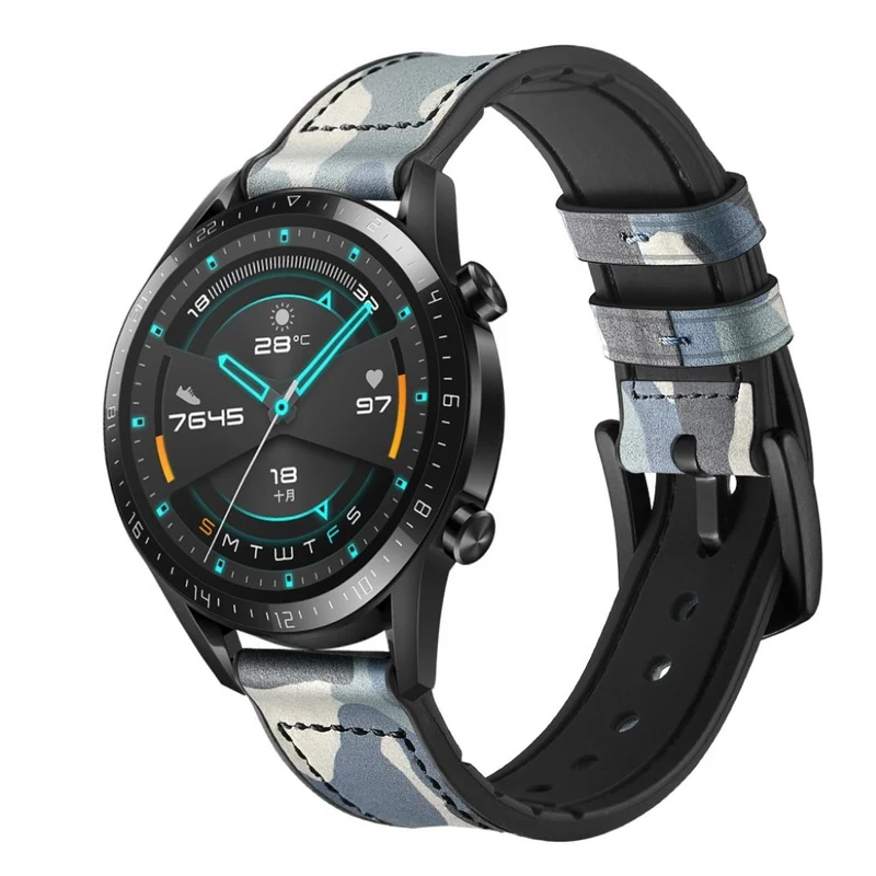 Sehr modisch Huawei Watch GT 2 46mm Echtes Leder armband