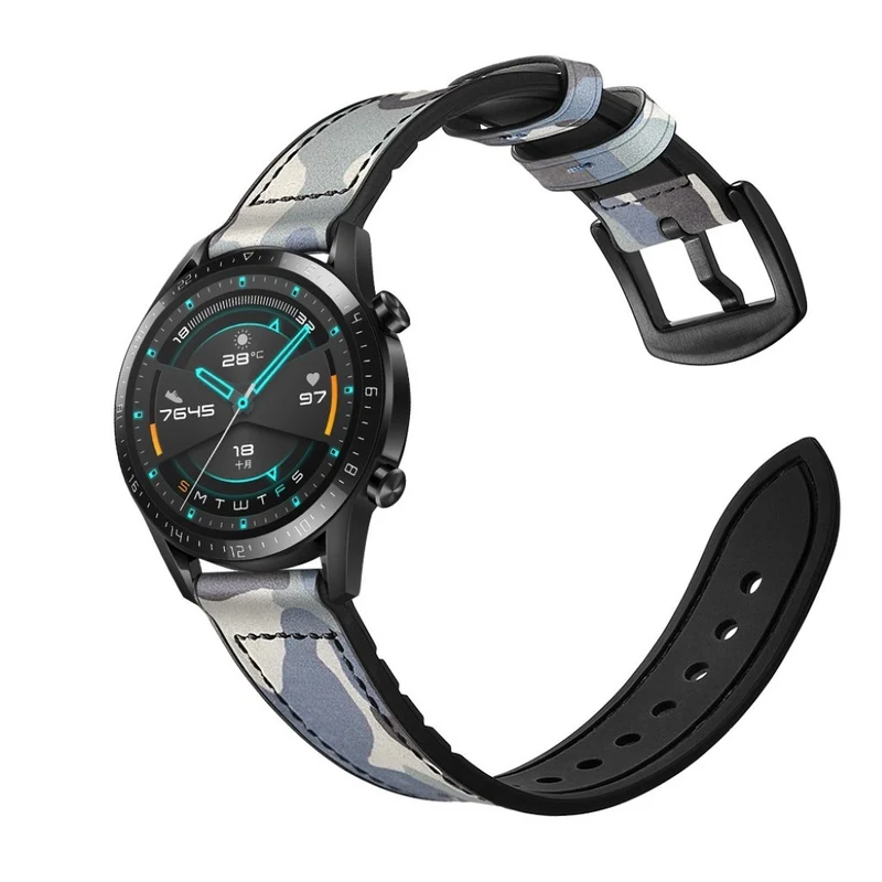 Sehr modisch Huawei Watch GT 2 46mm Echtes Leder armband