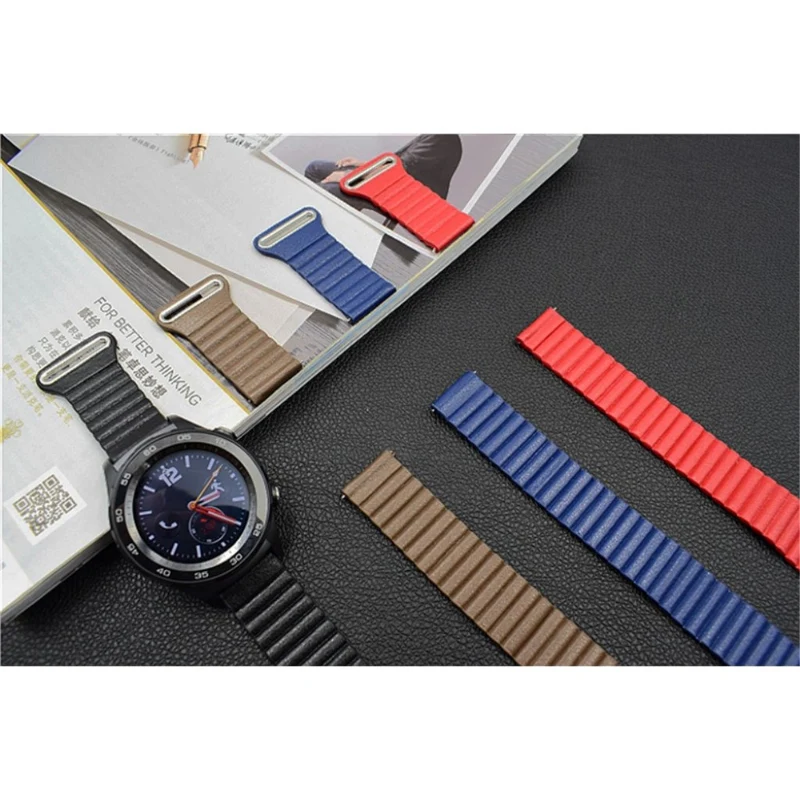 Exquisit Huawei Watch GT 2 42mm Kunstleder armband