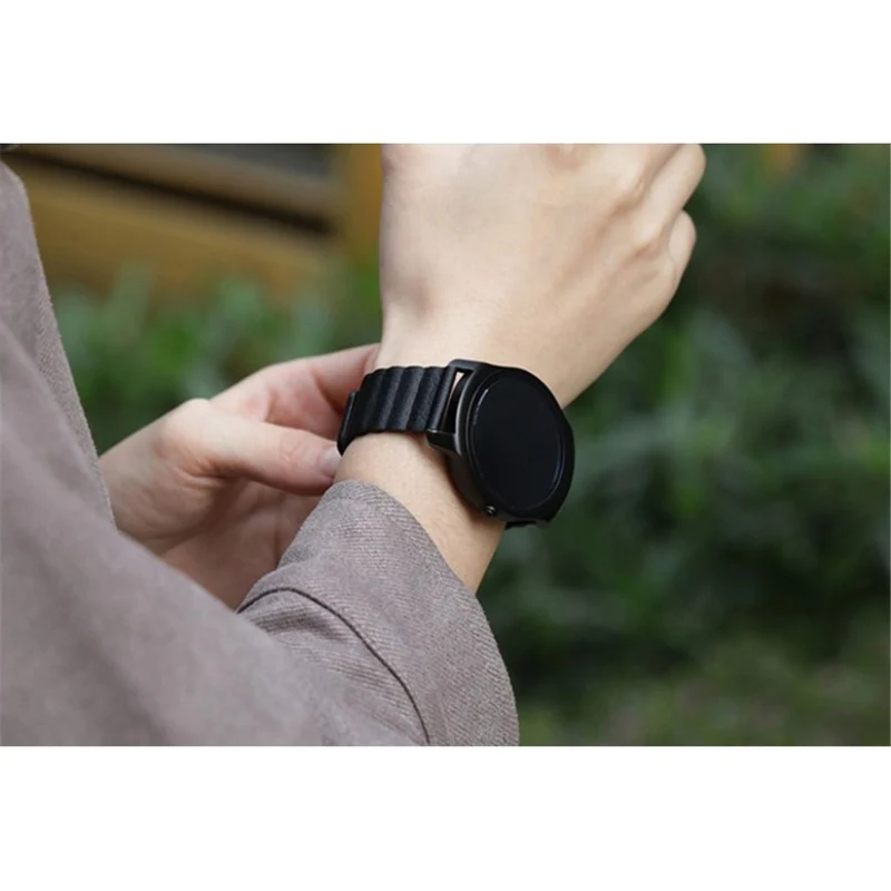 Exquisit Huawei Watch GT 2 42mm Kunstleder armband