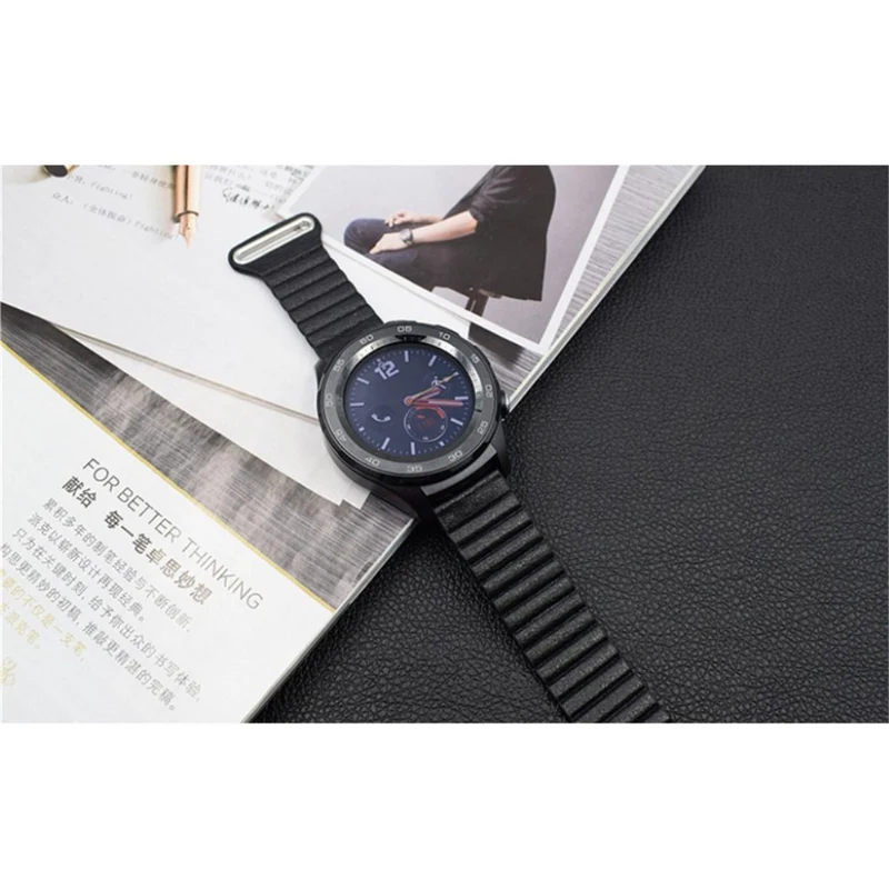 Exquisit Huawei Watch GT 2 42mm Kunstleder armband