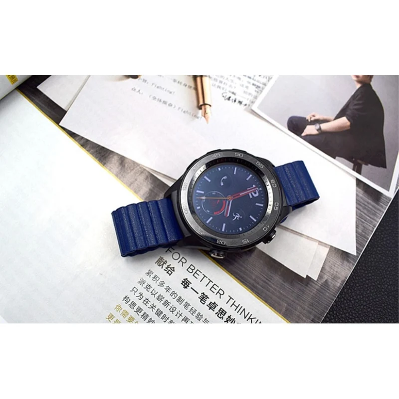 Exquisit Huawei Watch GT 2 42mm Kunstleder armband