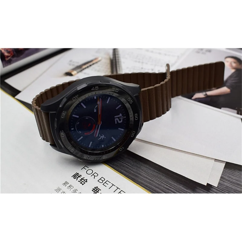 Exquisit Huawei Watch GT 2 42mm Kunstleder armband
