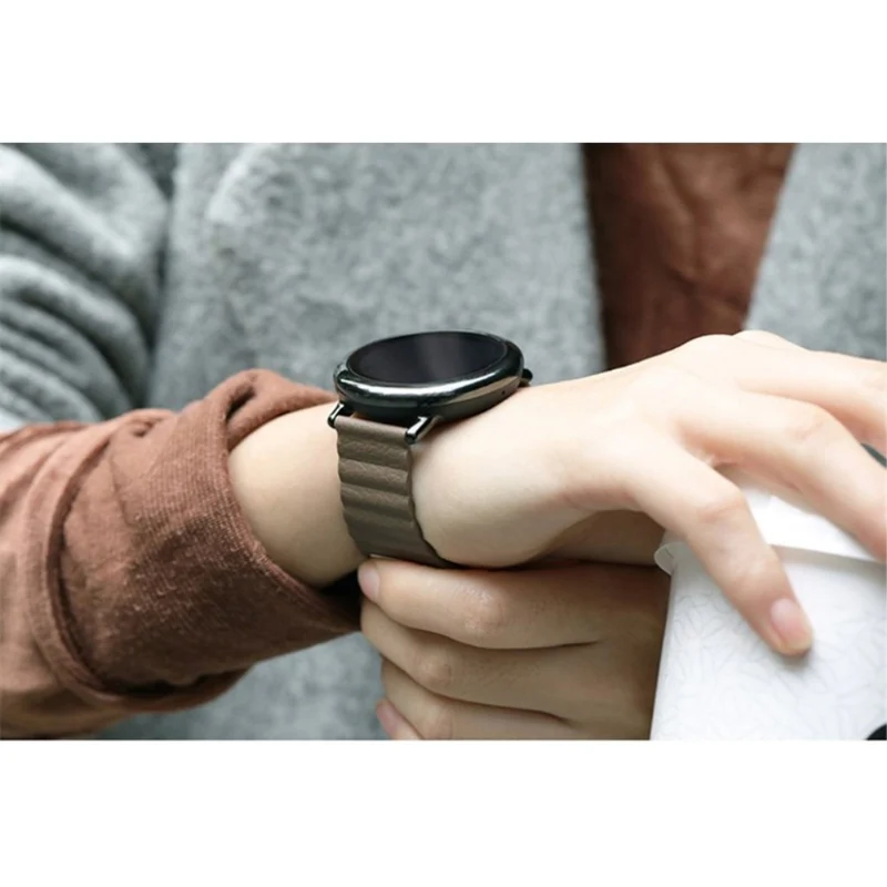 Exquisit Huawei Watch GT 2 42mm Kunstleder armband