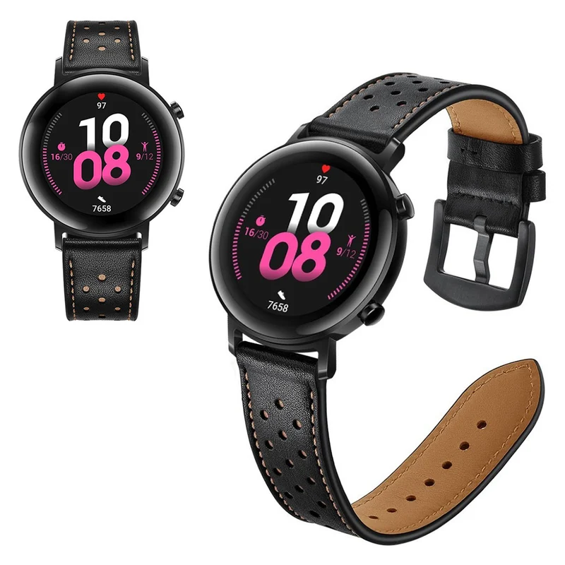 Super süß Huawei Watch GT 2 42mm Echtes Leder armband