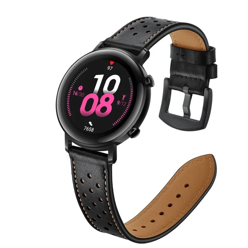 Super süß Huawei Watch GT 2 42mm Echtes Leder armband