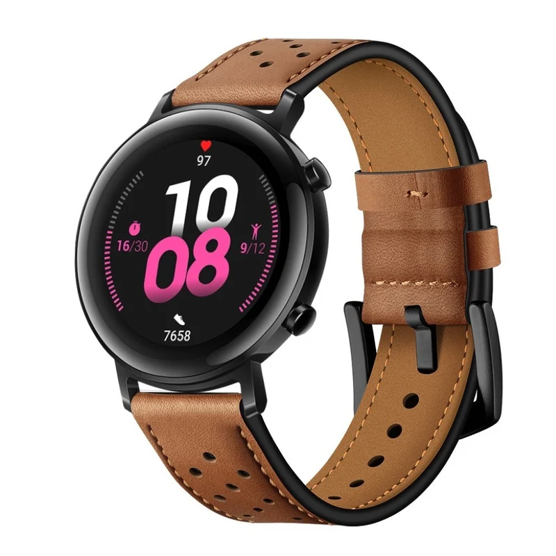 Super süß Huawei Watch GT 2 42mm Echtes Leder armband