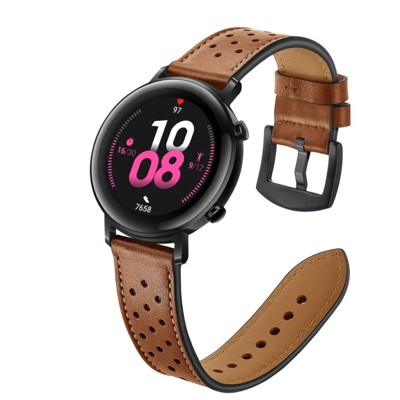 Super süß Huawei Watch GT 2 42mm Echtes Leder armband